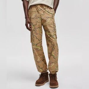 Mode of One Men’s Camouflage Jogger Cargo Pants in Tannin XXL